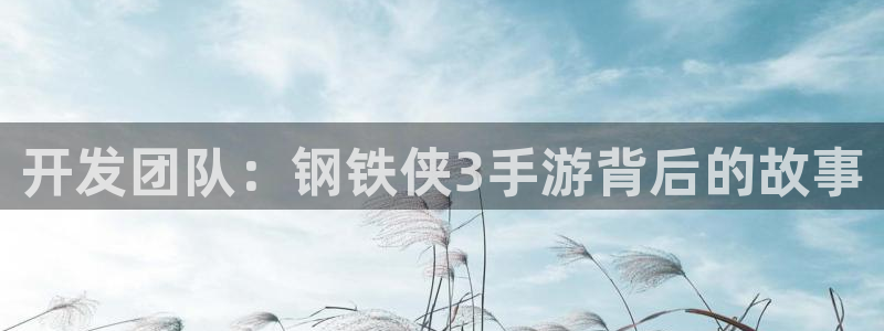 恒盛娱乐官网：开发团队：钢铁侠3手游背后的故事